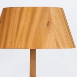 ELSTEAD Accord table lamp, height 530mm, 1x E27 drop-shaped - ELS-QN-NOSTALGIA-TL-M-TEAK