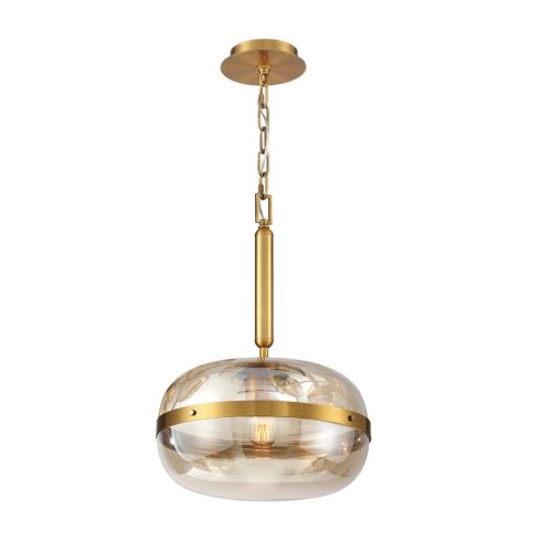 ELSTEAD Eurofase pendant light, diameter 515mm, 1x E27 - ELS-QN-NOTTINGHAM-1P-AB