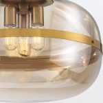 ELSTEAD Eurofase pendant light, diameter 600mm, 3x E27 - ELS-QN-NOTTINGHAM-3P-AB