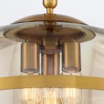 ELSTEAD Eurofase pendant light, diameter 600mm, 3x E27 - ELS-QN-NOTTINGHAM-3P-AB