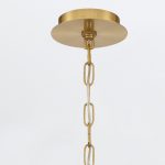 ELSTEAD Eurofase pendant lamp, width 710mm, 5x E27 - ELS-QN-NOTTINGHAM-5P-AB
