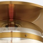 ELSTEAD Eurofase ceiling lamp, diameter 348mm, 1x E27 - ELS-QN-NOTTINGHAM-F-M-AB