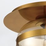 ELSTEAD Eurofase ceiling light, diameter 250mm, 1x E27 - ELS-QN-NOTTINGHAM-F-S-AB