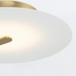 ELSTEAD Eurofase wall/ceiling light, diameter 432mm, LED 18W dimmable, 800lm - ELS-QN-NUVOLA-F-M-BG