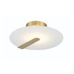 ELSTEAD Eurofase wall/ceiling light, diameter 310mm, LED 14W dimmable, 520lm - ELS-QN-NUVOLA-F-S-BG