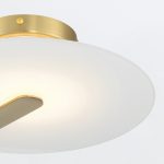 ELSTEAD Eurofase wall/ceiling light, diameter 310mm, LED 14W dimmable, 520lm - ELS-QN-NUVOLA-F-S-BG
