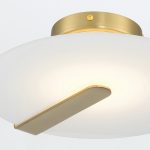 ELSTEAD Eurofase wall/ceiling light, diameter 310mm, LED 14W dimmable, 520lm - ELS-QN-NUVOLA-F-S-BG