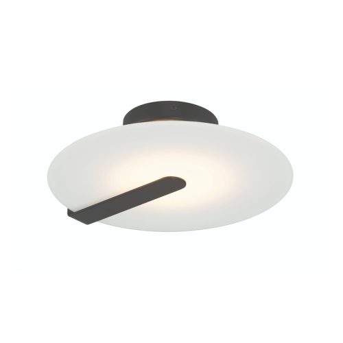 ELSTEAD Eurofase wall/ceiling light, diameter 310mm, LED 14W dimmable, 520lm - ELS-QN-NUVOLA-F-S-BK