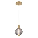 ELSTEAD Eurofase Mini pendant light, height 250mm, 12W LED dimmable, 791lm - ELS-QN-PALMAS-1MP-BG