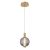 ELSTEAD Eurofase Mini pendant light, height 250mm, 12W LED dimmable, 791lm - ELS-QN-PALMAS-1MP-BG