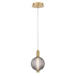ELSTEAD Eurofase Mini pendant light, height 250mm, 12W LED dimmable, 791lm - ELS-QN-PALMAS-1MP-BG