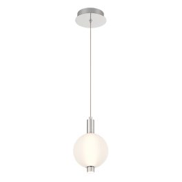   ELSTEAD Eurofase Mini pendant light, height 250mm, 12W LED dimmable, 791lm - ELS-QN-PALMAS-1MP-PN