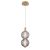 ELSTEAD Eurofase Mini pendant light, 2 Lt, height 400mm, 20W LED dimmable, 1266lm - ELS-QN-PALMAS-2MP-BG