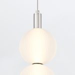 ELSTEAD Eurofase Mini pendant light, 2 Lt, height 400mm, 20W LED dimmable, 1266lm - ELS-QN-PALMAS-2MP-PN