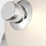 ELSTEAD Eurofase IP44 wall light, width/height 390mm, LED 18W dimmable, 1361lm - ELS-QN-PALMAS-2W-PN