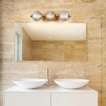 ELSTEAD Eurofase IP44 wall light, width/height 587mm, LED 27W dimmable, 1850lm - ELS-QN-PALMAS-3W-BG