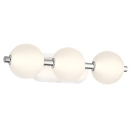   ELSTEAD Eurofase IP44 wall light, width/height 587mm, LED 27W dimmable, 1850lm - ELS-QN-PALMAS-3W-PN