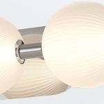 ELSTEAD Eurofase IP44 wall light, width/height 587mm, LED 27W dimmable, 1850lm - ELS-QN-PALMAS-3W-PN