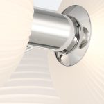 ELSTEAD Eurofase IP44 wall light, width/height 587mm, LED 27W dimmable, 1850lm - ELS-QN-PALMAS-3W-PN