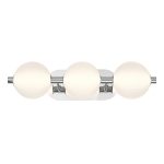 ELSTEAD Eurofase IP44 wall light, width/height 587mm, LED 27W dimmable, 1850lm - ELS-QN-PALMAS-3W-PN