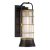 ELSTEAD Eurofase outdoor wall light, height 411mm, 1xE27, IP44 - ELS-QN-RIVAMAR-M-BLK-GD