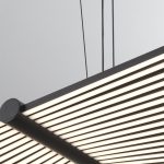 ELSTEAD Eurofase pendant light, width 1.050mm, LED dimmable 57W, 1192lm - ELS-QN-SERAPH-LP-L-BLK