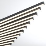 ELSTEAD Eurofase pendant light, width 1.050mm, LED dimmable 57W, 1192lm - ELS-QN-SERAPH-LP-L-BLK