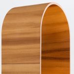 ELSTEAD Accord wall light, height 525mm, 1x E27 drop-shaped - ELS-QN-SFERA-WB-L-TEAK