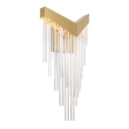   ELSTEAD Eurofase wall light, height 508mm, width 257mm, LED 12W dimmable, 330lm - ELS-QN-VIVIEN-1W-BG