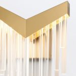 ELSTEAD Eurofase wall light, height 508mm, width 257mm, LED 12W dimmable, 330lm - ELS-QN-VIVIEN-1W-BG