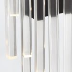 ELSTEAD Eurofase wall light, height 508mm, width 257mm, LED 12W dimmable, 330lm - ELS-QN-VIVIEN-1W-BK