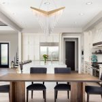 ELSTEAD Eurofase pendant light, width 810mm, LED 40W dimmable, 900lm - ELS-QN-VIVIEN-P-L-BG