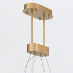 ELSTEAD Eurofase pendant light, width 810mm, LED 40W dimmable, 900lm - ELS-QN-VIVIEN-P-L-BG