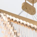 ELSTEAD Eurofase pendant light, width 810mm, LED 40W dimmable, 900lm - ELS-QN-VIVIEN-P-L-BG
