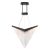 ELSTEAD Eurofase pendant light, width 810mm, LED 40W dimmable, 900lm - ELS-QN-VIVIEN-P-L-BK