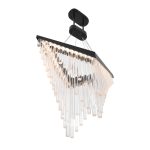 ELSTEAD Eurofase pendant light, width 810mm, LED 40W dimmable, 900lm - ELS-QN-VIVIEN-P-L-BK