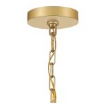 ELSTEAD Eurofase pendant light, height 700mm, diameter 460mm, LED 15W dimmable, 750lm - ELS-QN-WELSH-P-BK