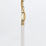 ELSTEAD Eurofase pendant light, height 700mm, diameter 460mm, LED 15W dimmable, 750lm - ELS-QN-WELSH-P-WHT