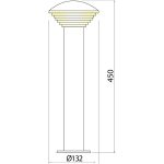 LED Kültéri lámpa ORBIT-P 7W 500lm 45cm IP54