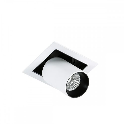 Italux Mercanta Single 3000K fehér-fekete beltéri beépíthető lámpa