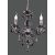 Italux Whiz black chandelier