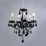 Italux Whiz black chandelier