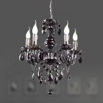 Italux Whiz black chandelier