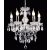 Italux Whiz chrome chandelier