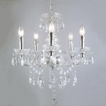 Italux Whiz chrome chandelier