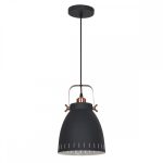 Italux Franklin black pendant