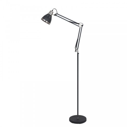 Italux Remiro black indoor floor lamp