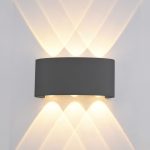 Italux Ortelo black wall lamp