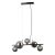 Italux Canello black chandelier