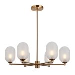 Italux Perano bronze chandelier